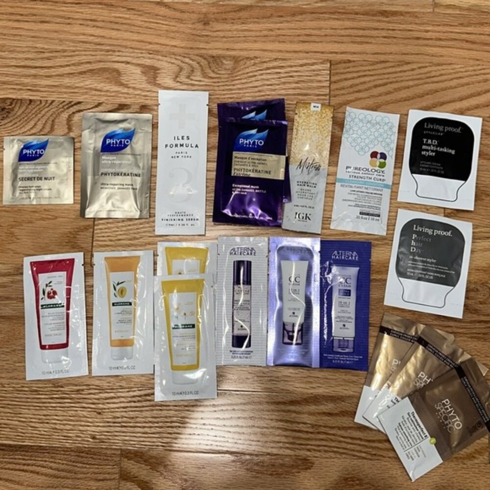 Mixed lot shampoo and conditioners, styling items mixed brands